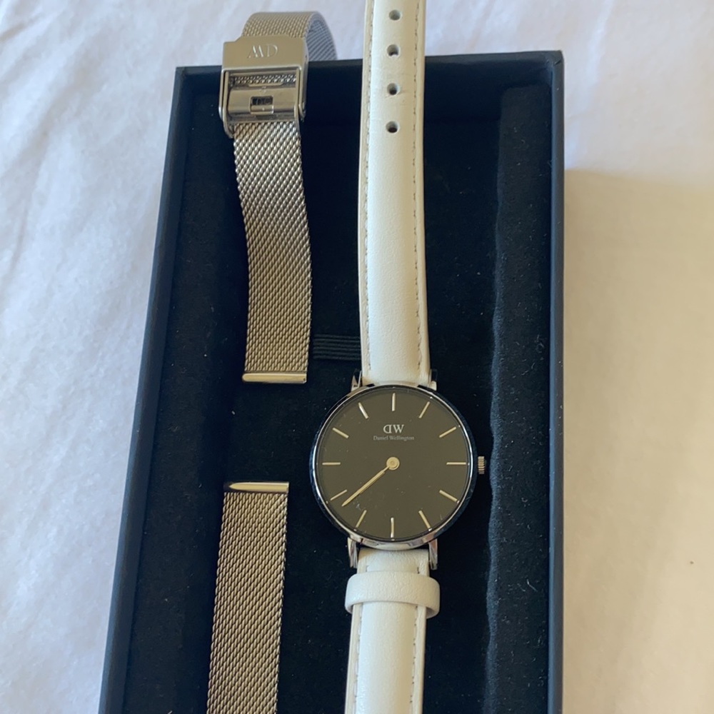 Daniel Wellington Black and White Women's Watch